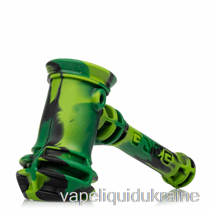Vape Ukraine Eyce Hammer Silicone Bubbler Jungle (Black / Green / Lime Green)
